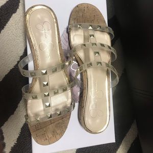 Jessica Simpson Cairo studded sandals.